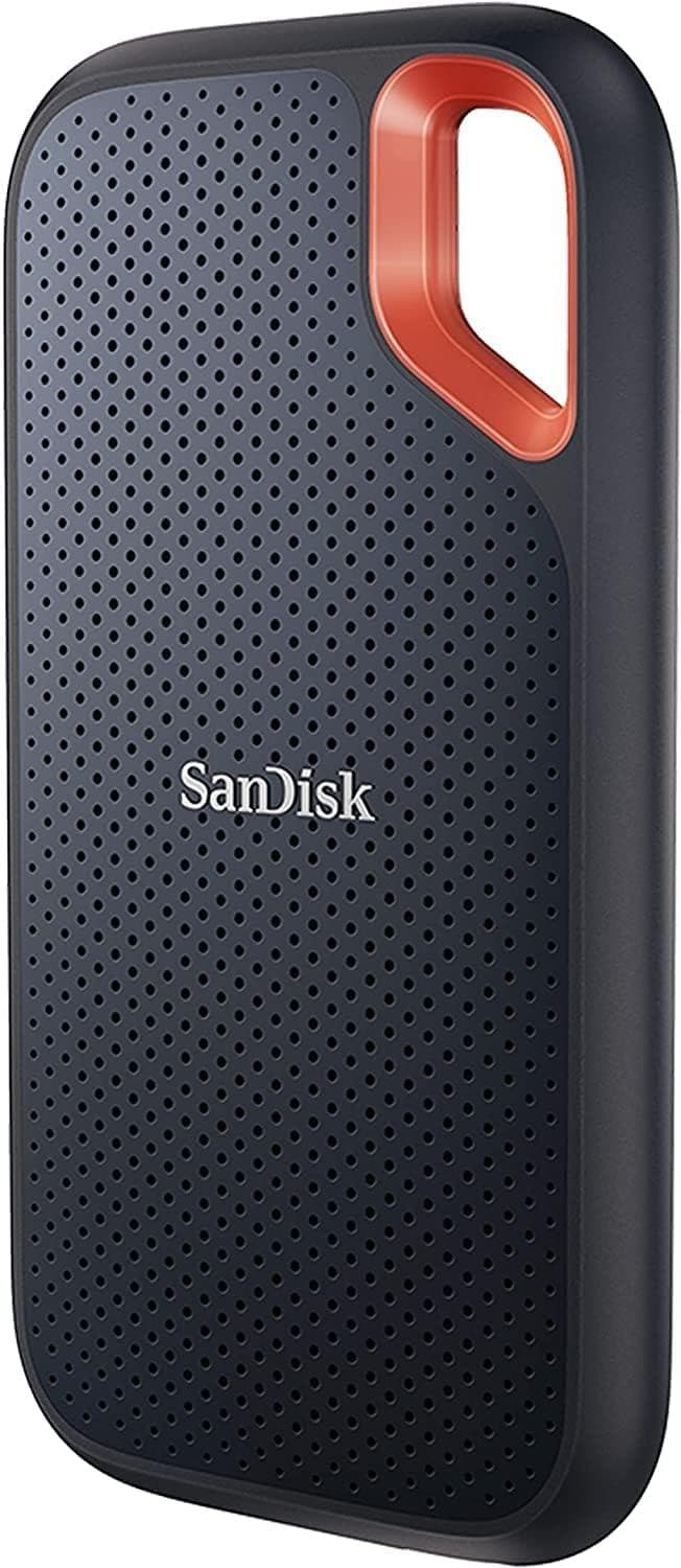 Sandisk Extreme 1TB Portable External Nvme Ssd – Usb-c 3.2 Gen 2 with 1,050 Mb/s Read Speed & Carabiner Loop for Travel