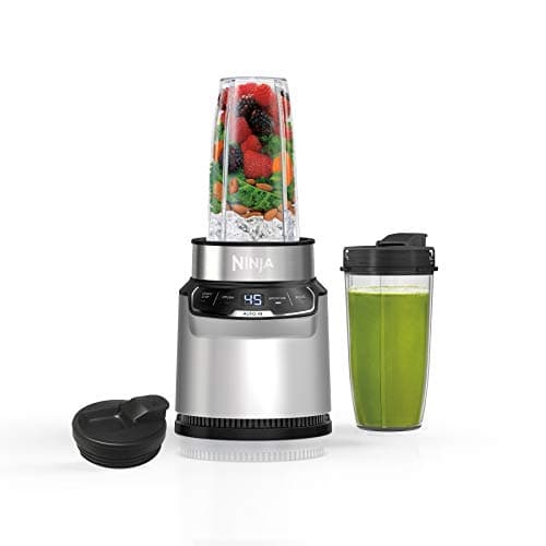 Ninja Nutri-blender Pro with Auto-iq, 1100-PEAK-WATT Motor, (2) 24-OZ To-go Cups with Spout Lids (BN401)