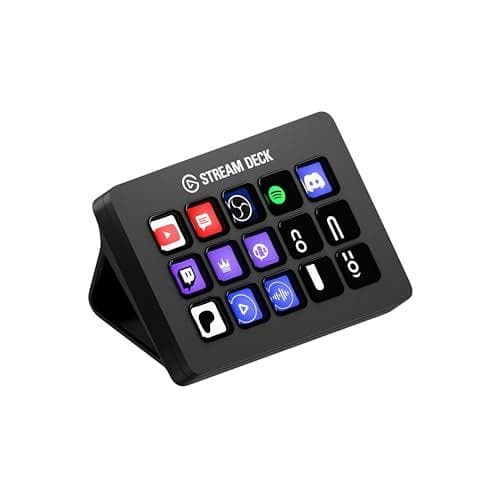 Elgato Stream Deck MK.2 Studio Controller with 15 Customizable Lcd Keys