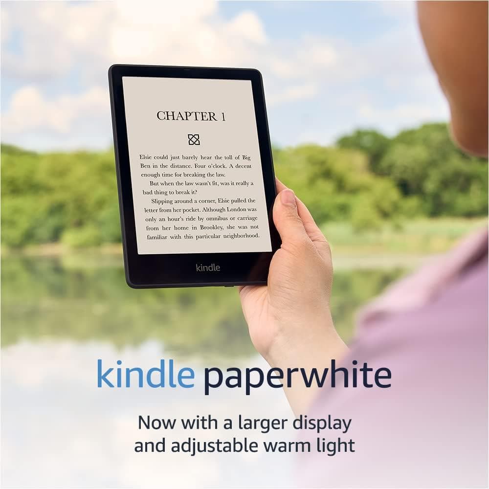 Amazon Kindle Paperwhite (16 Gb) – 300 Ppi Glare-free Display with Adjustable Warm Light & IPX8 Waterproof Protection