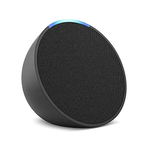 Amazon Echo Pop Compact Bluetooth Smart Speaker with Alexa (charcoal)