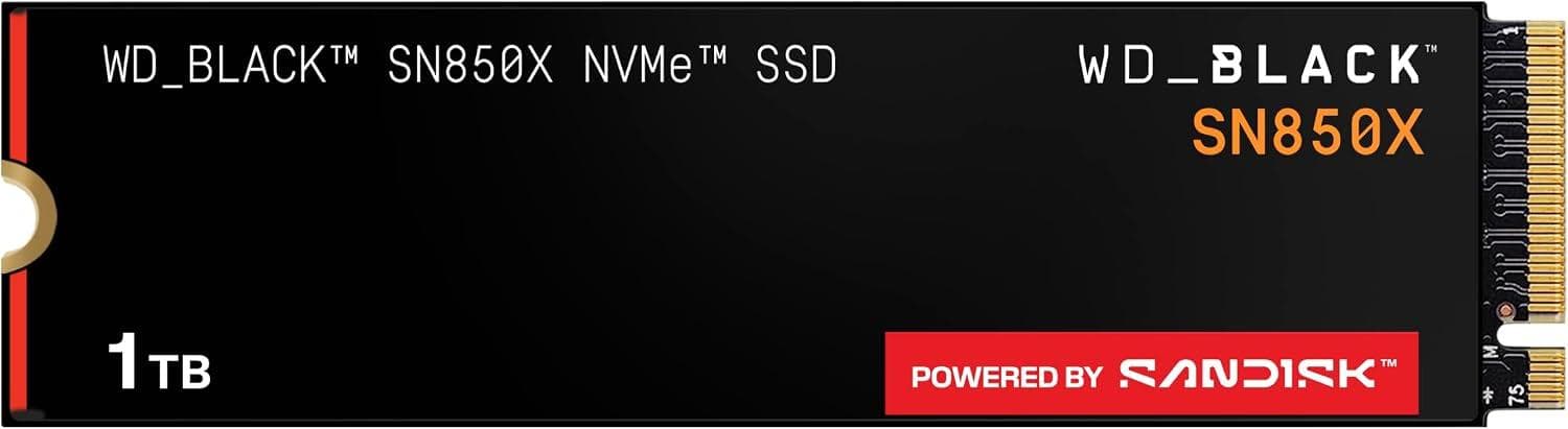 Wd_black SN850X 1TB Pcie GEN4 Nvme M.2 2280 Internal Gaming Ssd – Heatsink Compatible High-performance Solid State Drive