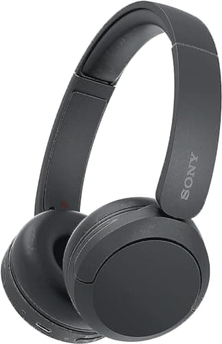 Sony WH-CH520 Wireless On-ear Bluetooth Headphones with Microphone, Dsee Audio Upscaling, and Multipoint Connection