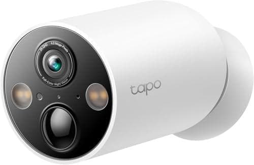 Tp-link Tapo Magcam 2K+ Wireless Outdoor Security Camera (C425) with Rechargeable Battery, Magnetic Base, and Spotlight