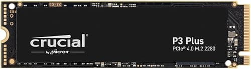 Crucial P3 Plus 1TB Pcie GEN4 3D Nand Nvme M.2 2280 Internal Ssd (up to 5000 Mb/s Read, Backward Compatible, CT1000P3PSSD8)