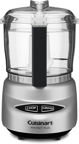Cuisinart DLC-2ABC Mini-prep Plus 3-CUP Food Processor – 250-WATT Motor with Auto-reversing Smartpower Blade & Dishwasher Safe Bowl