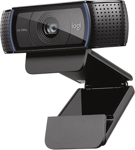 Logitech C920X Hd Pro Webcam (full Hd 1080P/30FPS, Stereo Audio with Dual Mics, Auto Light Correction)