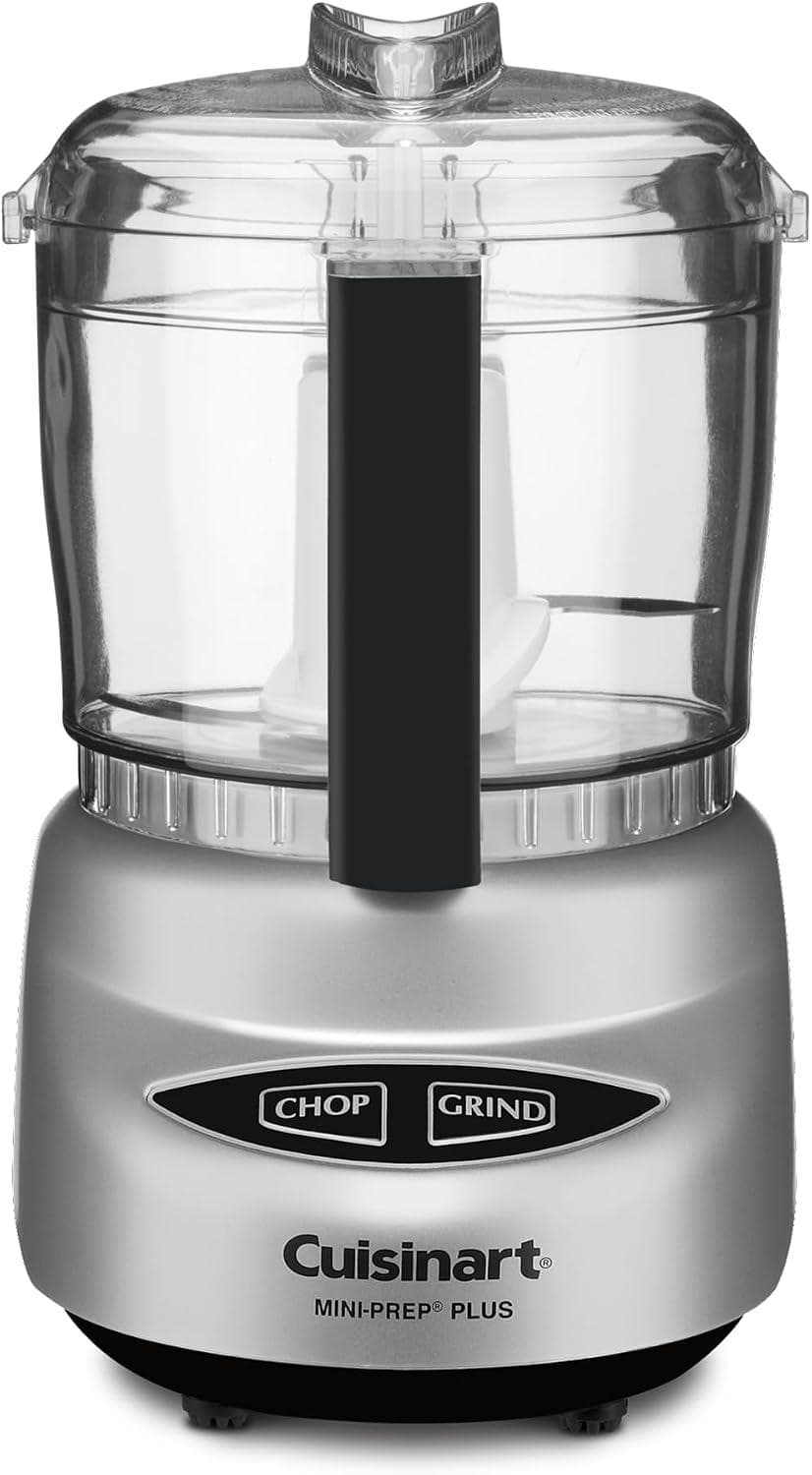 Cuisinart DLC-2ABC Mini-prep Plus 3-CUP Food Processor – 250-WATT Motor with Auto-reversing Smartpower Blade & Dishwasher Safe Bowl
