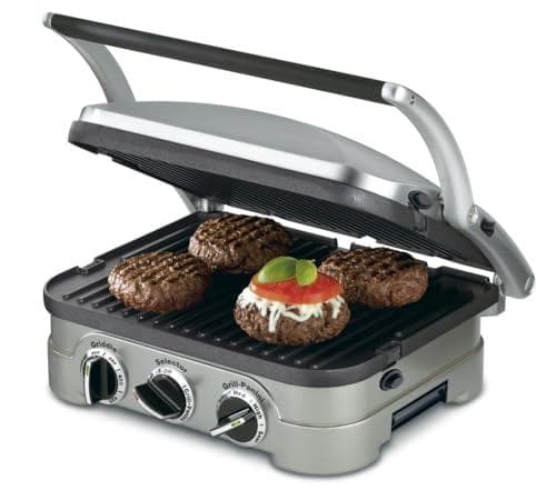Cuisinart Griddler 5-IN-1 Indoor Grill and Panini Press (GR-4NP1)
