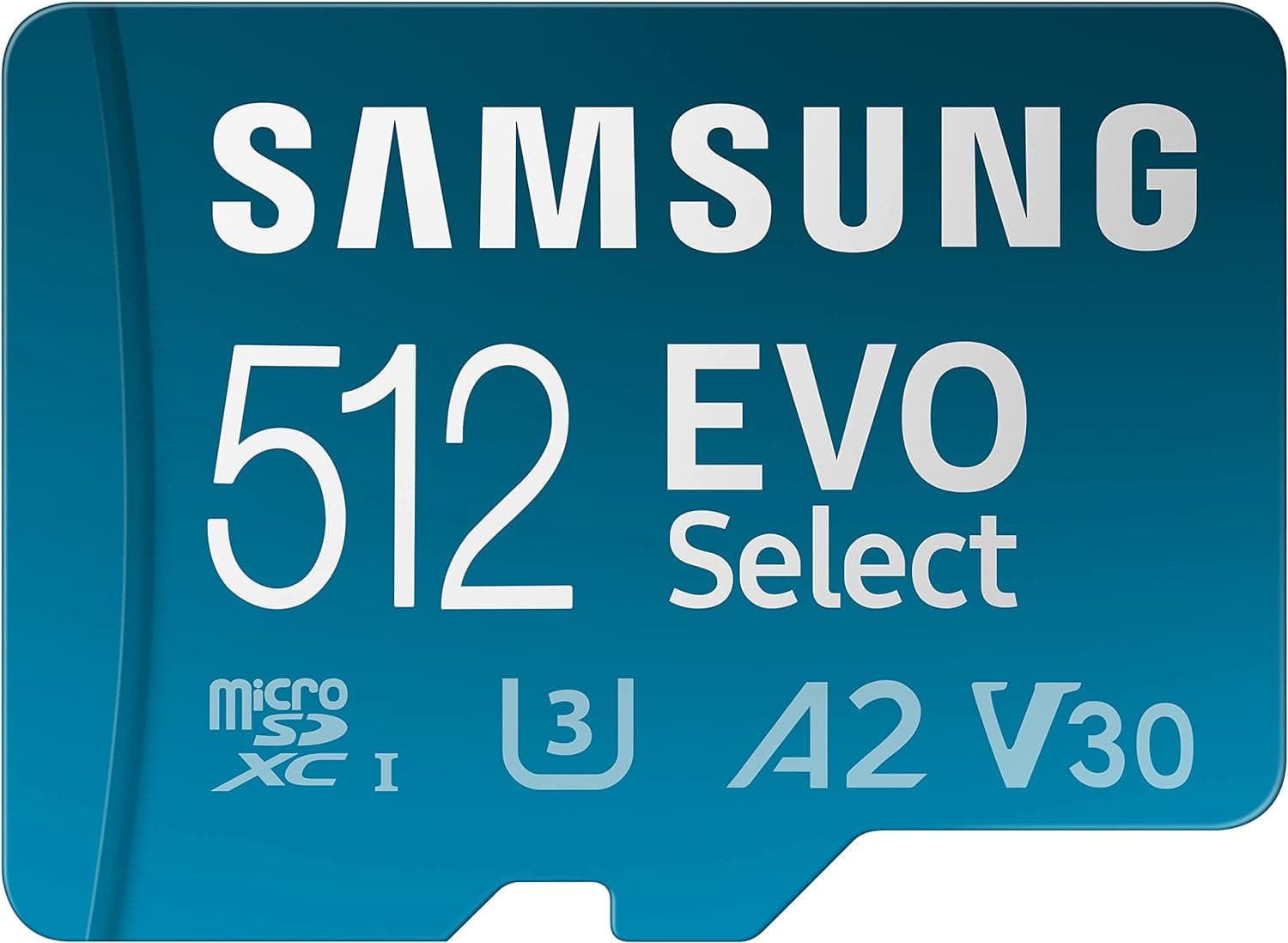 Samsung Evo Select 512GB Microsdxc Memory Card with Full Hd and 4K Uhd Support Up to 130MB/S