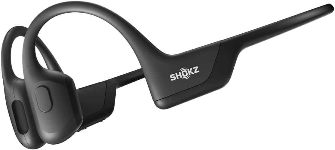 Shokz Openrun Pro Open-ear Bluetooth Sport Headphones – 10-HOUR Battery Life with Quick Charge & Sweat-resistant Titanium Frame