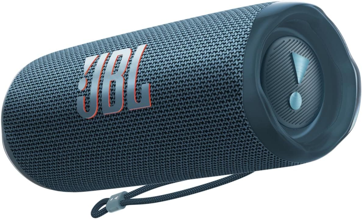 Jbl Flip 6 Portable Waterproof Bluetooth Speaker with 2-WAY Speaker System and 12 Hours Battery Life Blue