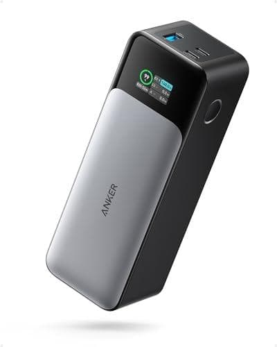 Anker 737 Power Bank (powercore 24K, 140W Output) – 3-PORT Ultra-fast Charger with Power Delivery 3.1 & Activeprotect 2.0