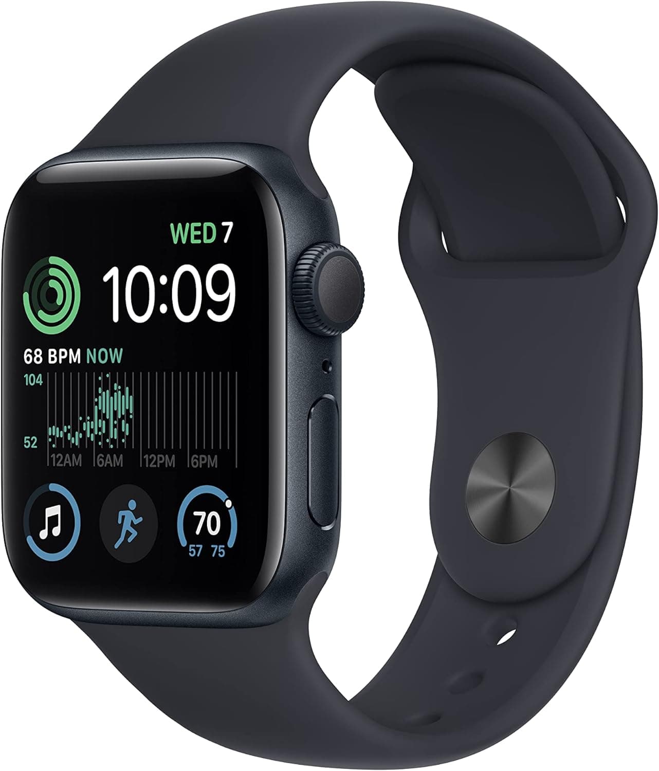 Apple Watch Se 2ND Gen Gps 40MM Smartwatch with Midnight Aluminum Case and Midnight Sport Band