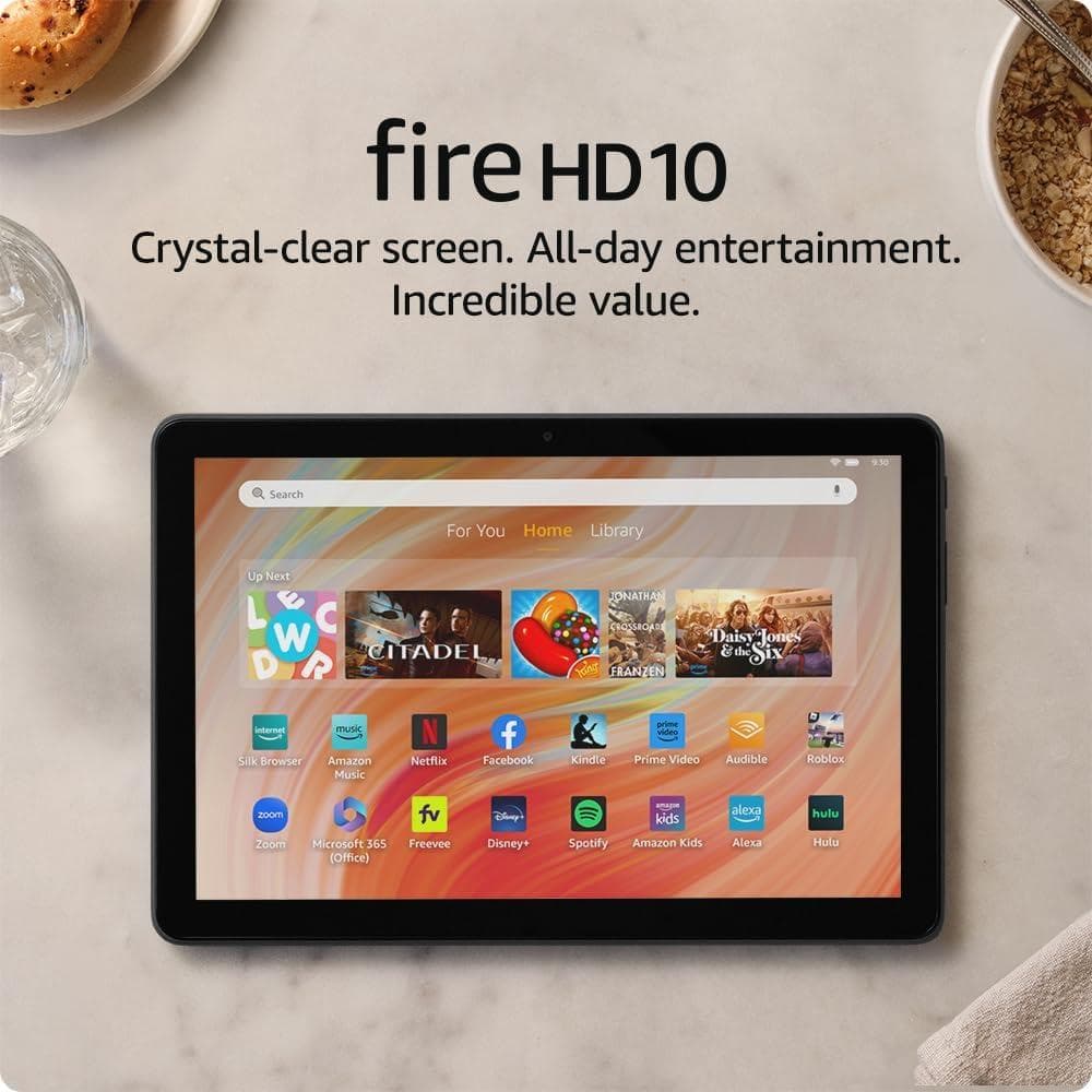Amazon Fire Hd 10 Tablet (10.1" 1080P Full Hd, 32 Gb) – Fast Octa-core Processor with 3 Gb Ram & Expandable Microsd Storage