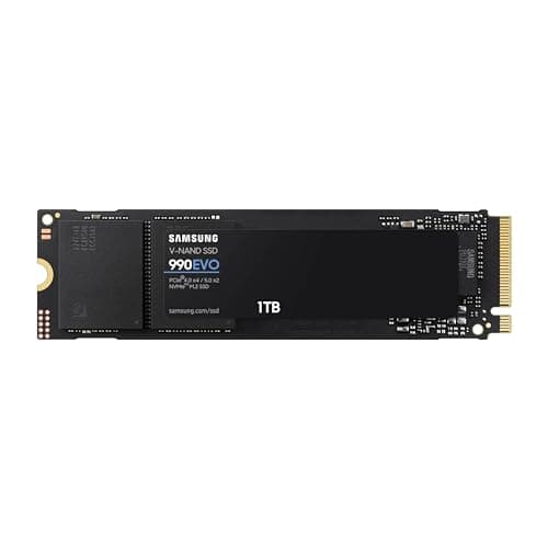 Samsung 990 Evo 1TB Pcie Gen 4X4 / 5X2 M.2 2280 Internal Solid State Drive with Upgraded Thermal Control